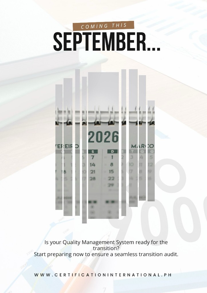 Coming This September... ISO 9001:2026